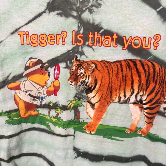 Vintage 90s Disney Animal Kingdom Tigger is that you Winnie the